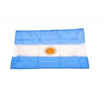 BANDERA ARGENTINA POLIESTER C/SOL  60x 90                   