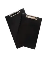 BASE ANOTADOR LIGGO PLASTICO NEGRO  A4                      