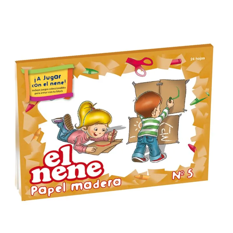 CARTULINA EN BLOCK KRAFT N.5 EL NENE/EL CAMINO              