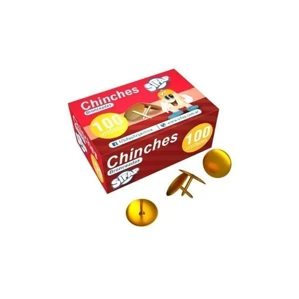 CHINCHES SIFAP DORADAS 24g.(100u)Cj.ROJA                    