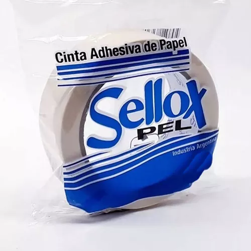 CINTA ADHESIVA ENMASCARAR SELLOX PEL      24mm.x40m.        
