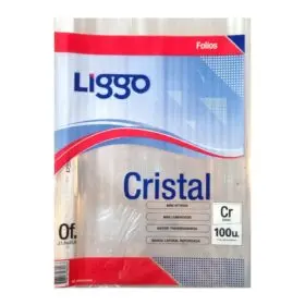 FOLIO POLIPROPILENO LIGGO 40m.  OF. 100u.                   