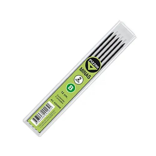 MINAS P/LANZAMINA  2mm. PIZZINI EST.    6u.                 