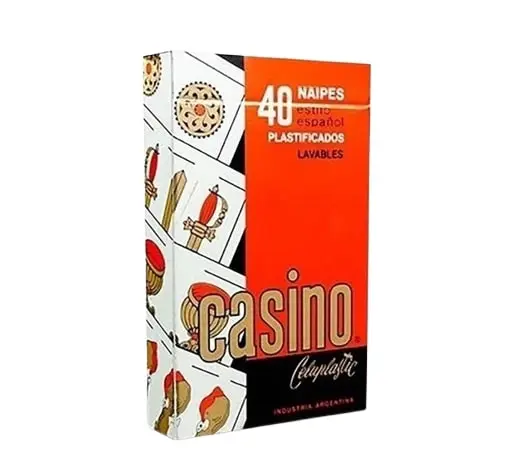 NAIPE CASINO PLASTIFICADO 40u.                              
