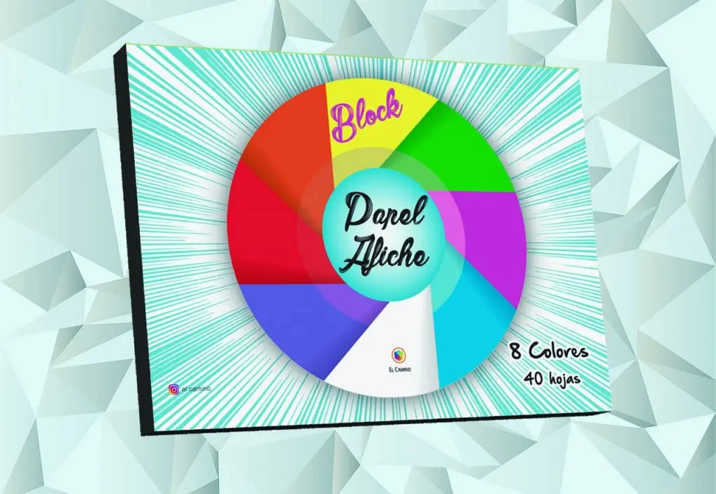 PAPEL AFICHE COLOR    BLOCK        50h.MURESCO-EL CAMINO    