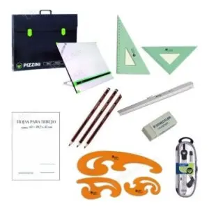 TABLERO PIZZINI 50x60 KIT TECN.C/ATRIL 6POS.OFERTA          