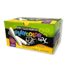 TIZA BLANCA PLAYCOLOR        144u.                          