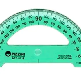 TRANSPORTADOR ACRILICO PIZZINI 6712 180°                    