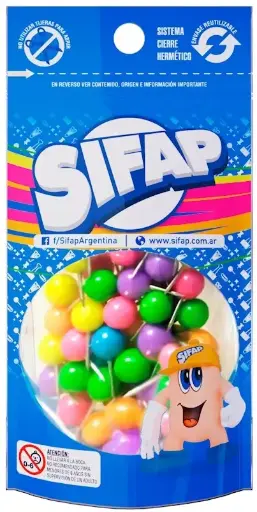 [4512] ALFILER SEÑALADOR MAPA SIFAP BOLITA 50u.ESTUCHE   