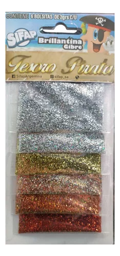 [617] BRILLANTINA SIFAP 6 COL.METAL  80g.POTE                     
