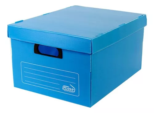 [821] CAJA ARCHIVO PLASTICA MAXI LISA   45x35x25                  