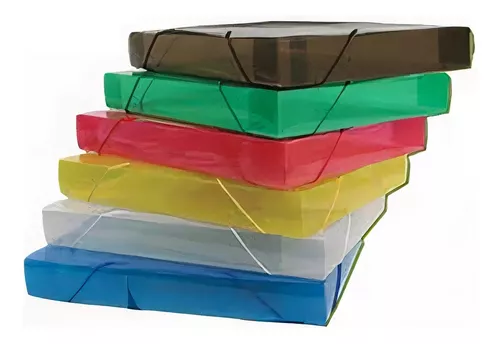[804] CAJA C/ELAST.POLIPROP.OFICIO   4cm.                         