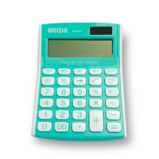 [2054] CALCULADORA W-T55  12 DIG.MEDIANA COLOR                     