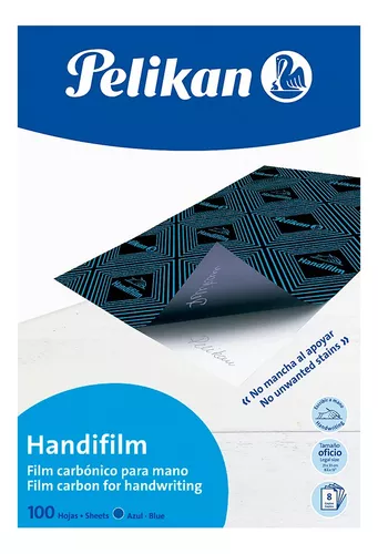 [3198] CARBONICO AZUL  PELIKAN   PAPEL  100u.                      