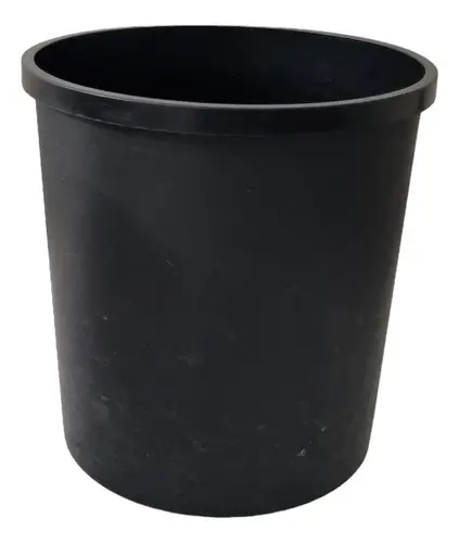 [1058] CESTO PAPELERO PLASTICO LIGGO         12 LTS.NEGRO          