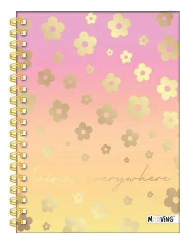[43625] CUAD.ESPIRAL 16x21 T/D.MOOVING LICENCIA C/ELAST. 96h.       
