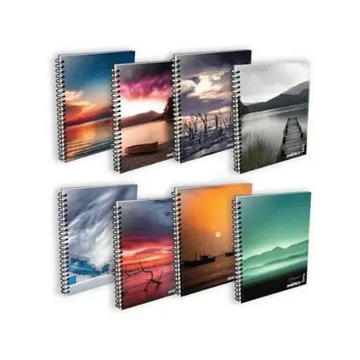 [1465] CUAD.ESPIRAL 16x21 T/F.AMERICA-MIS APUNTES  80h.OFERTA      