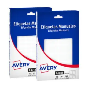 [1307] ETIQUETA LISA AVERY    COMERCIAL V.MEDIDAS                  