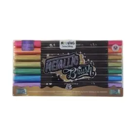 [5728] FANTASIA MOOVING FIBRA AL AGUA      BL. 8u.METAL DOBL.PINCEL
