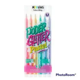 [5771] FANTASIA MOOVING FIBRA AL AGUA 3.0  BL. 6u.GLITTER PASTEL   