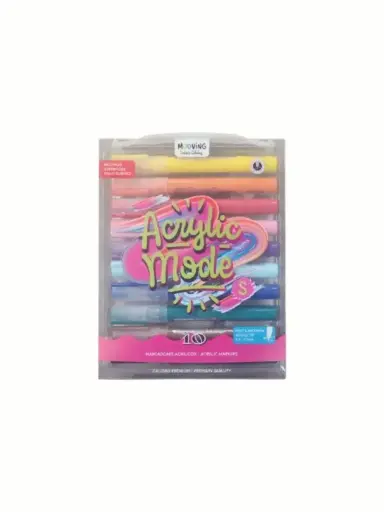 [5336] FANTASIA MOOVING MARCADOR ACRILICO BL.10u.                  
