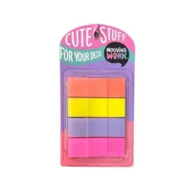 [5801] FANTASIA MOOVING NOTAS ADH.BANDERITAS 45x15mm.80h.OFERTA    