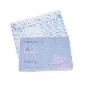 [1713] FICHAS CTA.CTE.     Nº 712   100u.                          