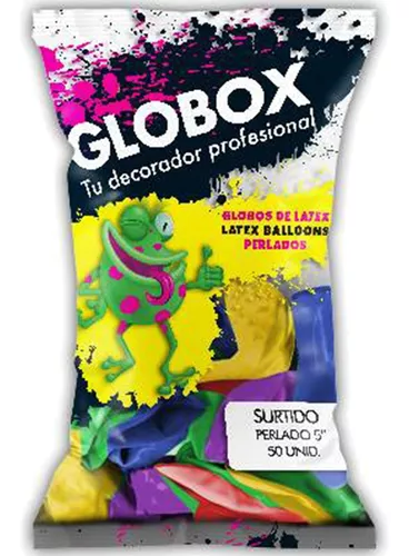 [56830] GLOBO INFLABLE GLOBOX Nº 12  PERLADO       50u.             