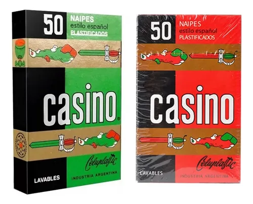 NAIPE CASINO PLASTIFICADO 50u.                              