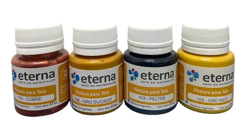 [5319] PINTURA ETERNA TELA METAL              37ml.                