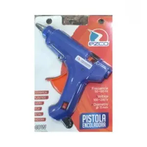 [7289] PISTOLA SILICONA EZCO  GRANDE 40w                           