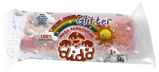 [100724] PLASTIMASA DIDO PANCITO GLITTER 50 GRS.
