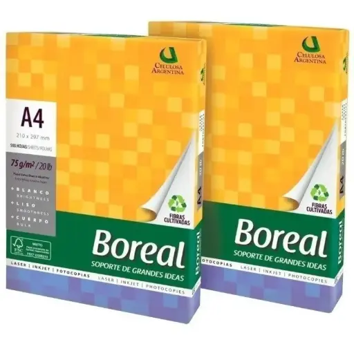 [2004002] R.BOREAL   A4    75g.21.0x29.7 500h.OFERTA                  