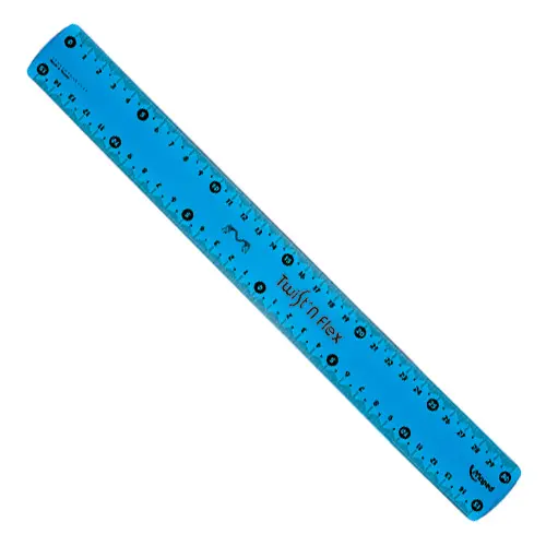 [2790] REGLA FLEXIBLE MAPED TWIST'N    30cm.                       