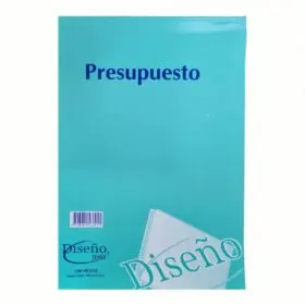 [6038] TALONARIO DISEÑO PRESUPUESTO     GRANDE(21x29)              